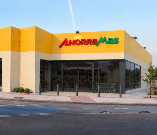 Fachada de la tienda Ahorramas de Las Rozas